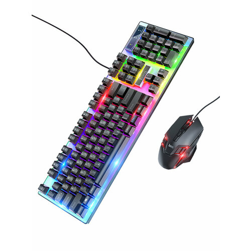 Проводная клавиатура HOCO GM18 Luminous черный 105000₽