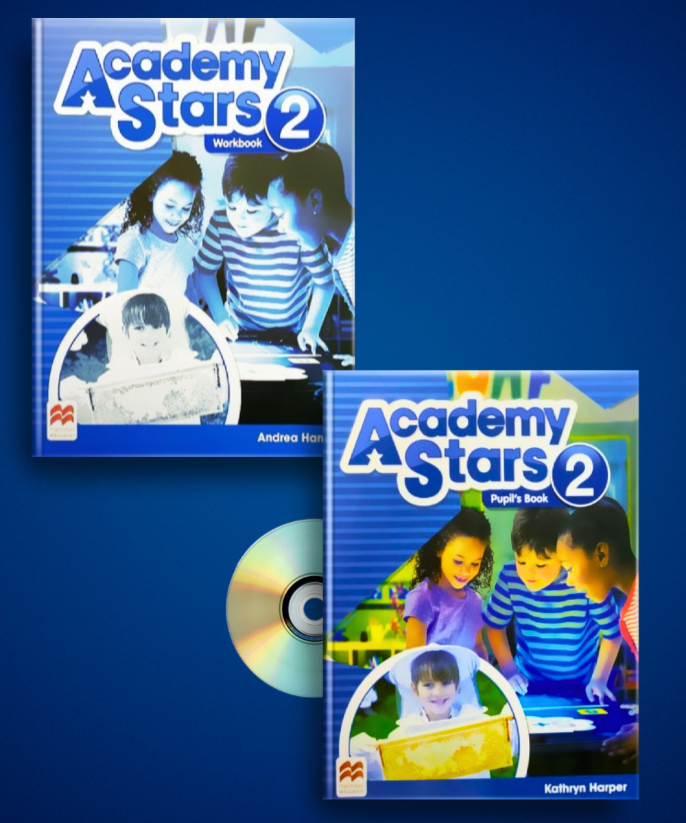 Academy Stars 2 (комплект) Учебник + рабочая тетрадь + диск