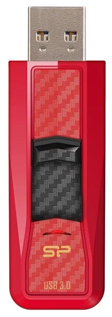 Флеш накопитель 16Gb Silicon Power Blaze B50, USB 3.0, Красный