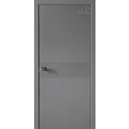 Дверь межкомнатная комплект Ивент 2 эмаль графит 700*2000 SmartCore*тип 60 (четв 49) телеск L 2,1м*Телескоп 88/15 L 2,2м*тип 1/100 телеск L 2,1м