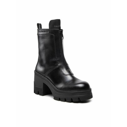 Полусапоги Calvin Klein Jeans, размер EU 36, черный полусапоги calvin klein jeans chunky chelsea boot черный