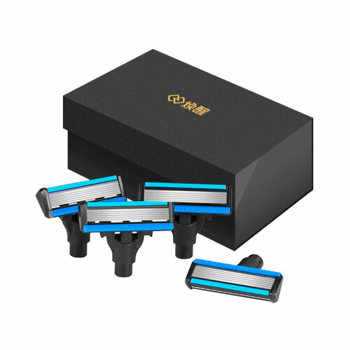 Набор сменных лезвий для бритвы Xiaomi Lemon Razor H300 и H600 4 шт 61 лезвий 2290₽