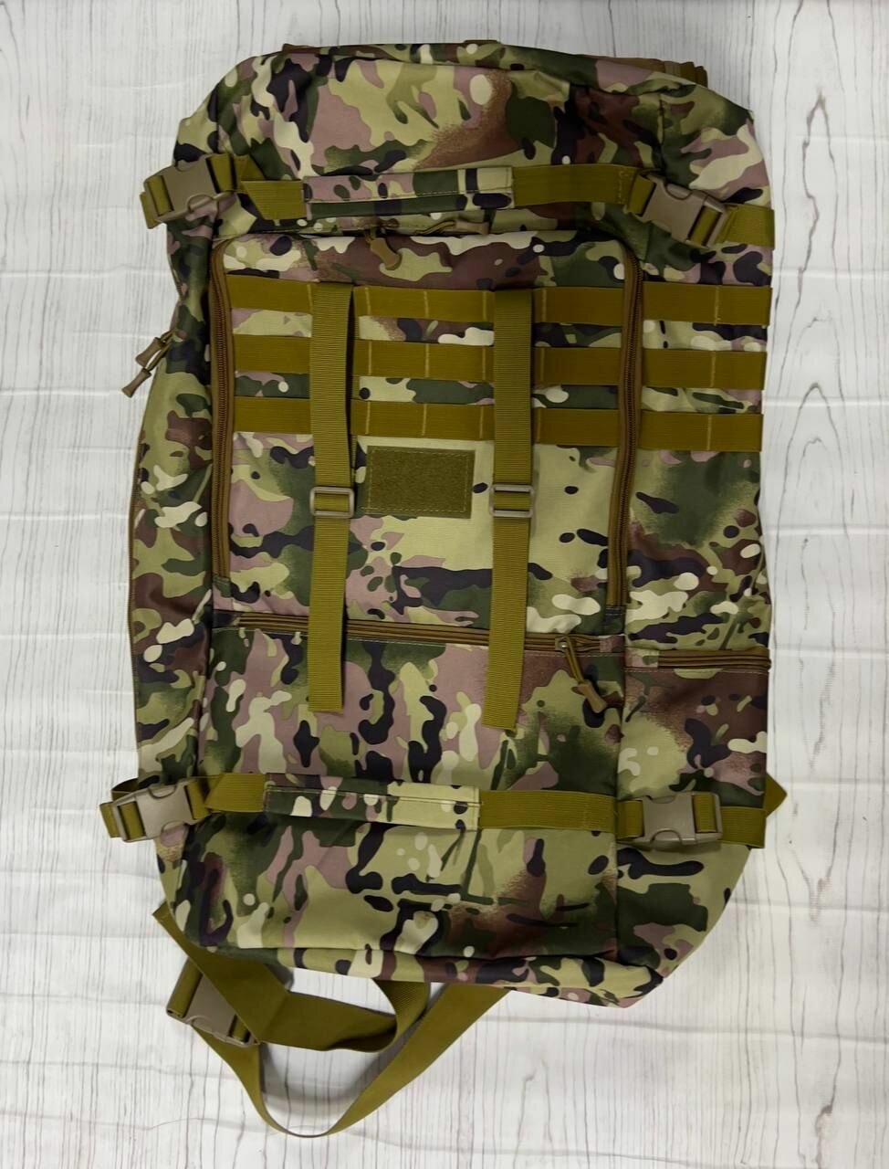 Тактический рюкзак-сумка мультикам 70л — фото 1