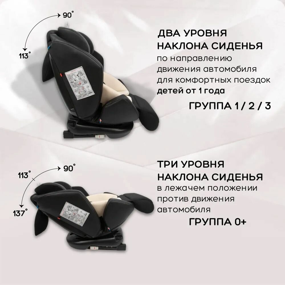 Обзор: AmaroBaby Favorite Isofix, автокресло с рождения до 12 лет гр.0-1-2-3 (0-36 кг), цвет Black/Grey