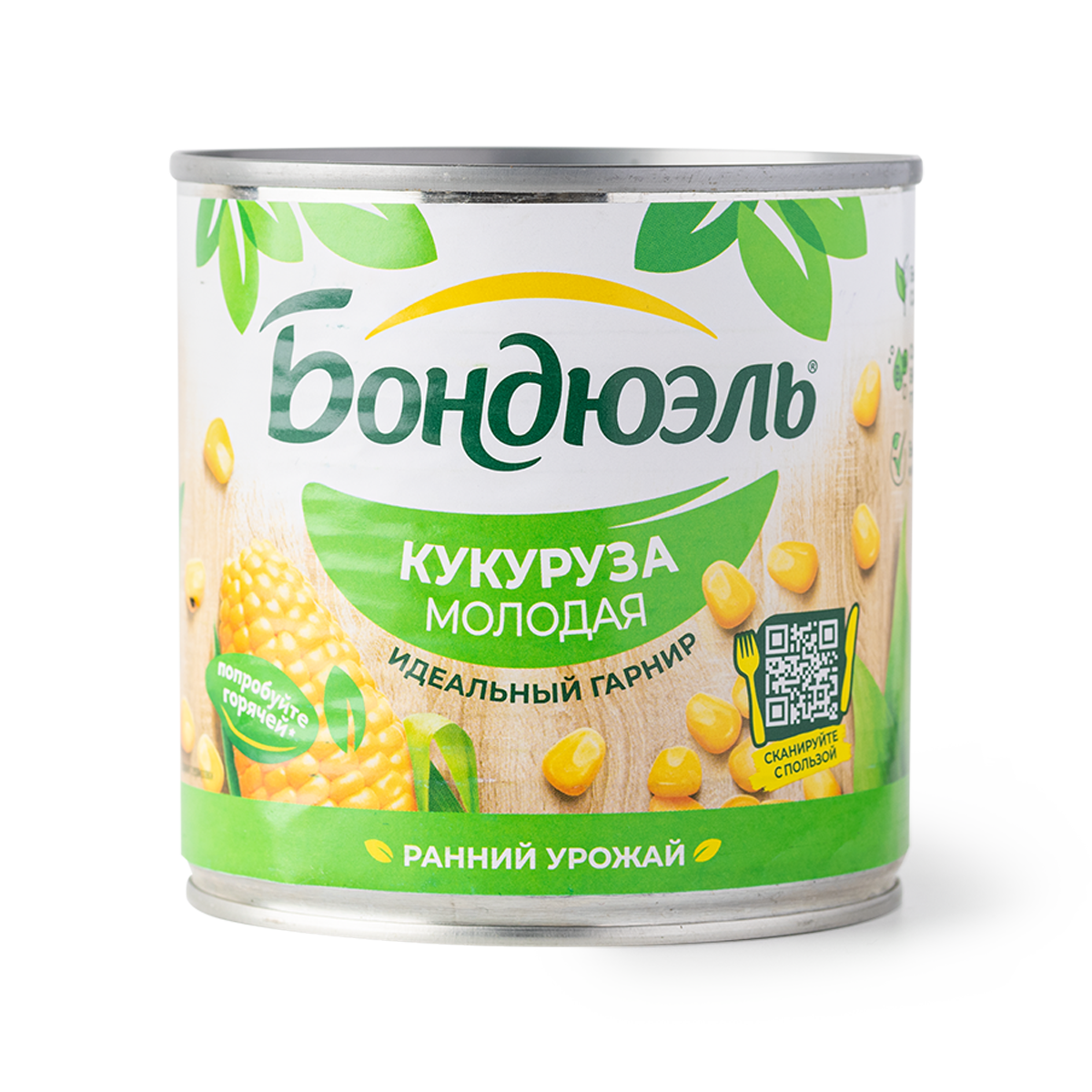 Кукуруза Bonduelle молодая, в жестяной банке, 240 граммов, 1 упак.