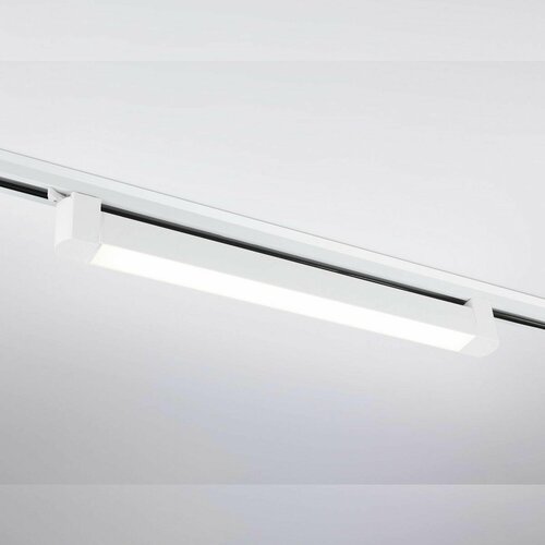 фото Трековый поворотный светодиодный светильник vega lineetta 6040 белый, 40w, 4000k