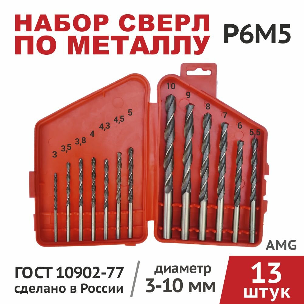 Набор сверл по металлу