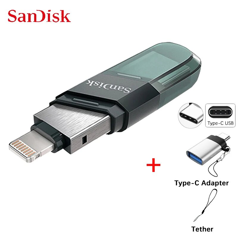 SanDisk iXpand Flip USB-накопитель 64/128/256 ГБ