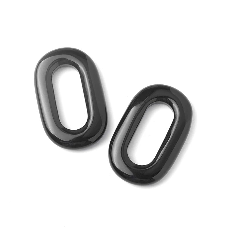 Подвеска из черного агата с аметистом, Black Agate