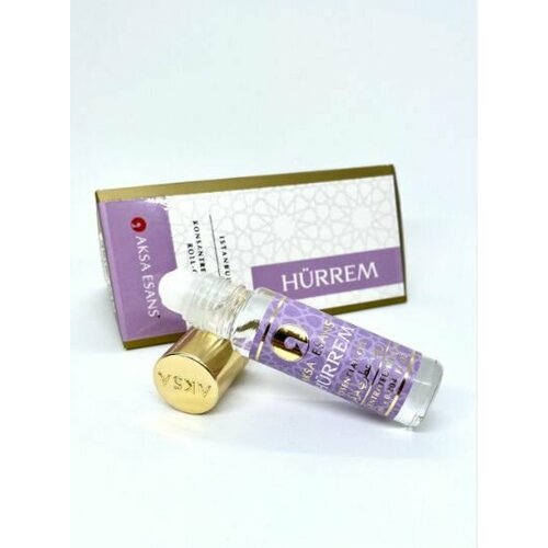 Духи женские масляные AKSA ESANS HURREM, Акса Эсанс Хюррем, женский аромат / вкус сладкой ванили, парфюм древесный / восточные стойкие духи-масло, 6мл