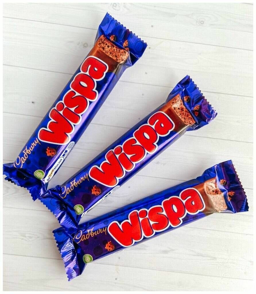 Шоколадный батончик Виспа Кэдберри / Wispa Cadbury 3 шт х 36 гр (Великобритания)
