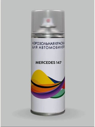 Изображение товара Краска для авто 147 (147U, 9147) Mercedes Белый, ARCTIC, автоэмаль в баллончике 400 МЛ