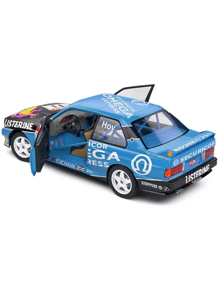 Машинка 1:18 BMW E30 M3 BLUE #1 W.HOY BTCC 1991 — фото 1