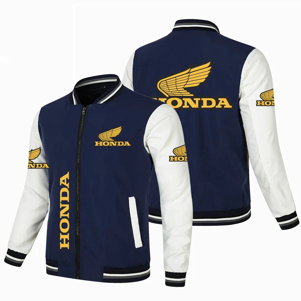 Honda 2025: nouvelle Honda Car Wing HRC Logo imprimé veste pour hommes manteaux surdimensionrene Moto veste de course, XXXL, Мужской