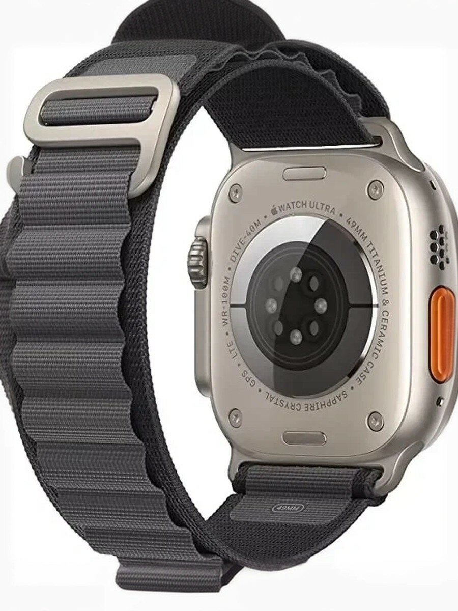 Тканевый ремешок для apple watch 44mm 45mm ultra 42 mm, браслет на часы apple watch