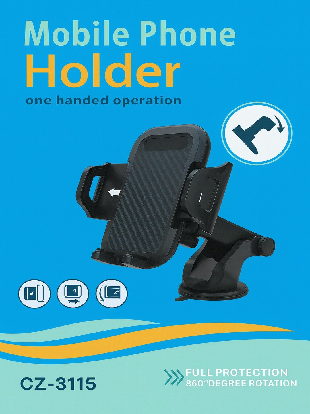 Автомобильный держатель для телефона Kakusiga (Car Holder, CZ-3115)
