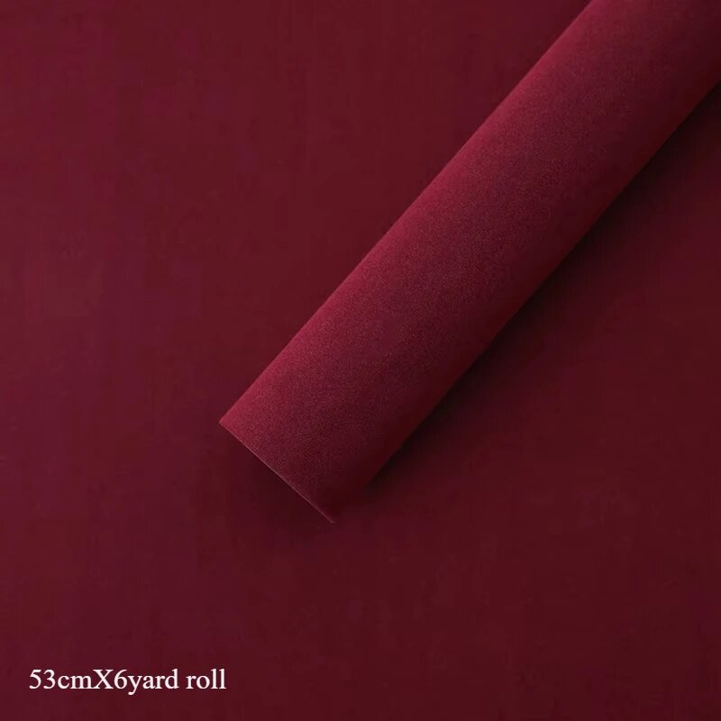 Бордовая упаковочная бумага 53x6 ярд