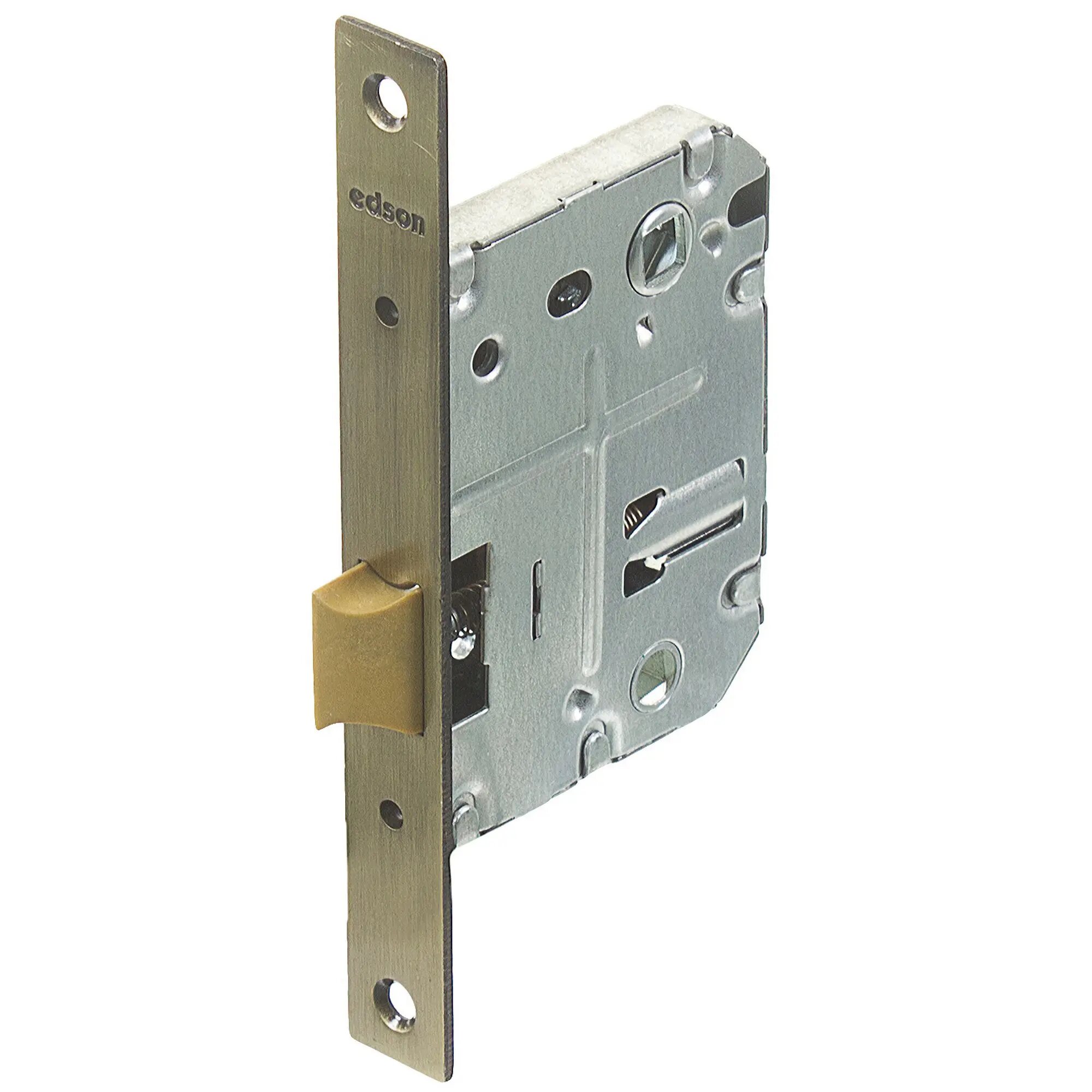 Защёлка сантехническая под фиксатор 50-70 сталь/пластик цвет бронза