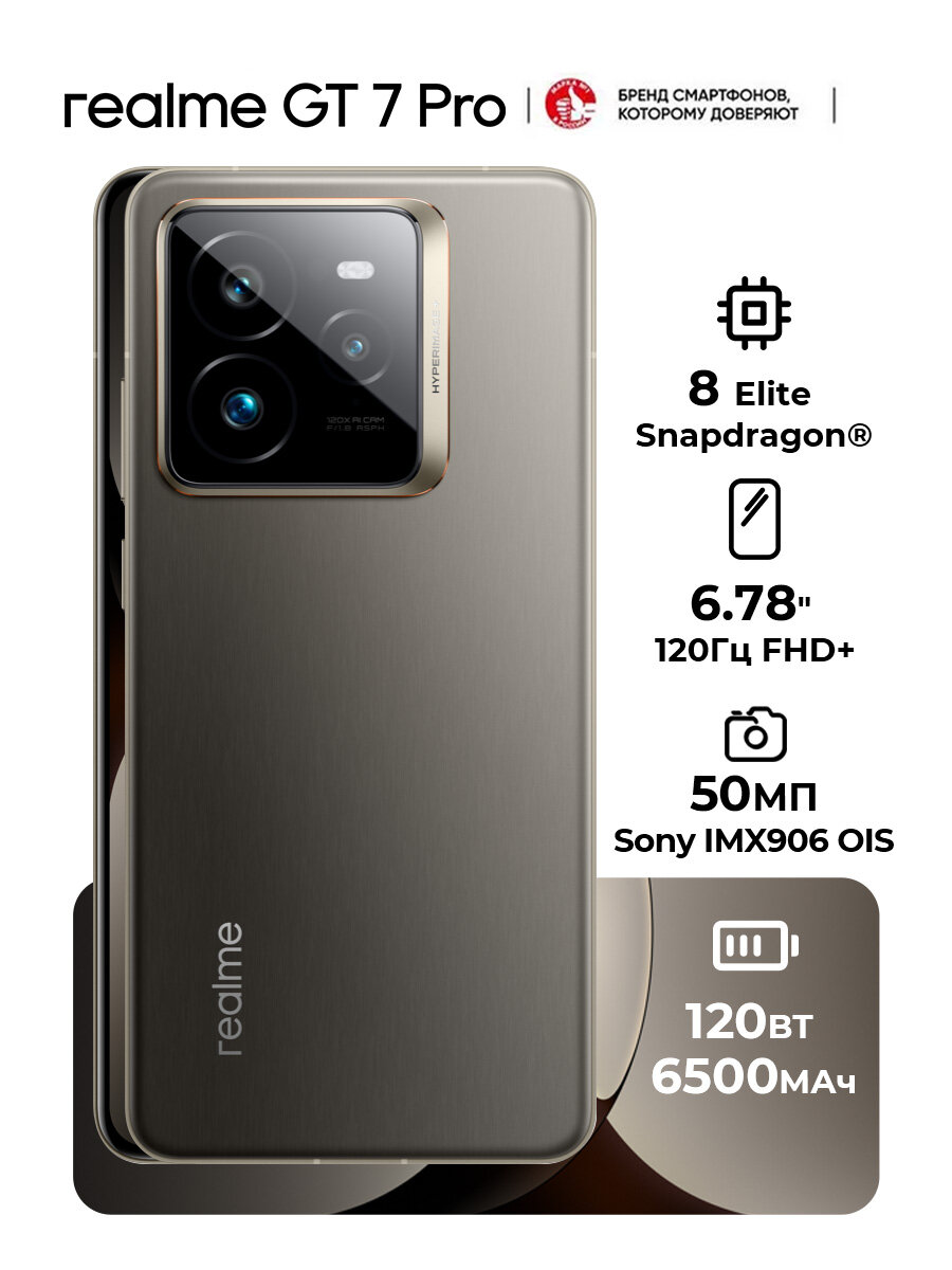 Смартфон Realme GT7 Pro Racing Edition, 12/256ГБ, 12/512ГБ, 16