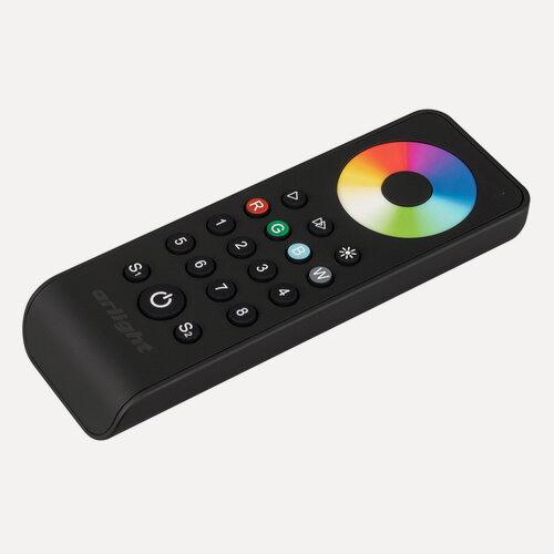 Изображение товара Пульт SMART-R43-RGBW Black (8 зон, 2.4G) (Arlight, IP20 Пластик, 5 лет) 031953