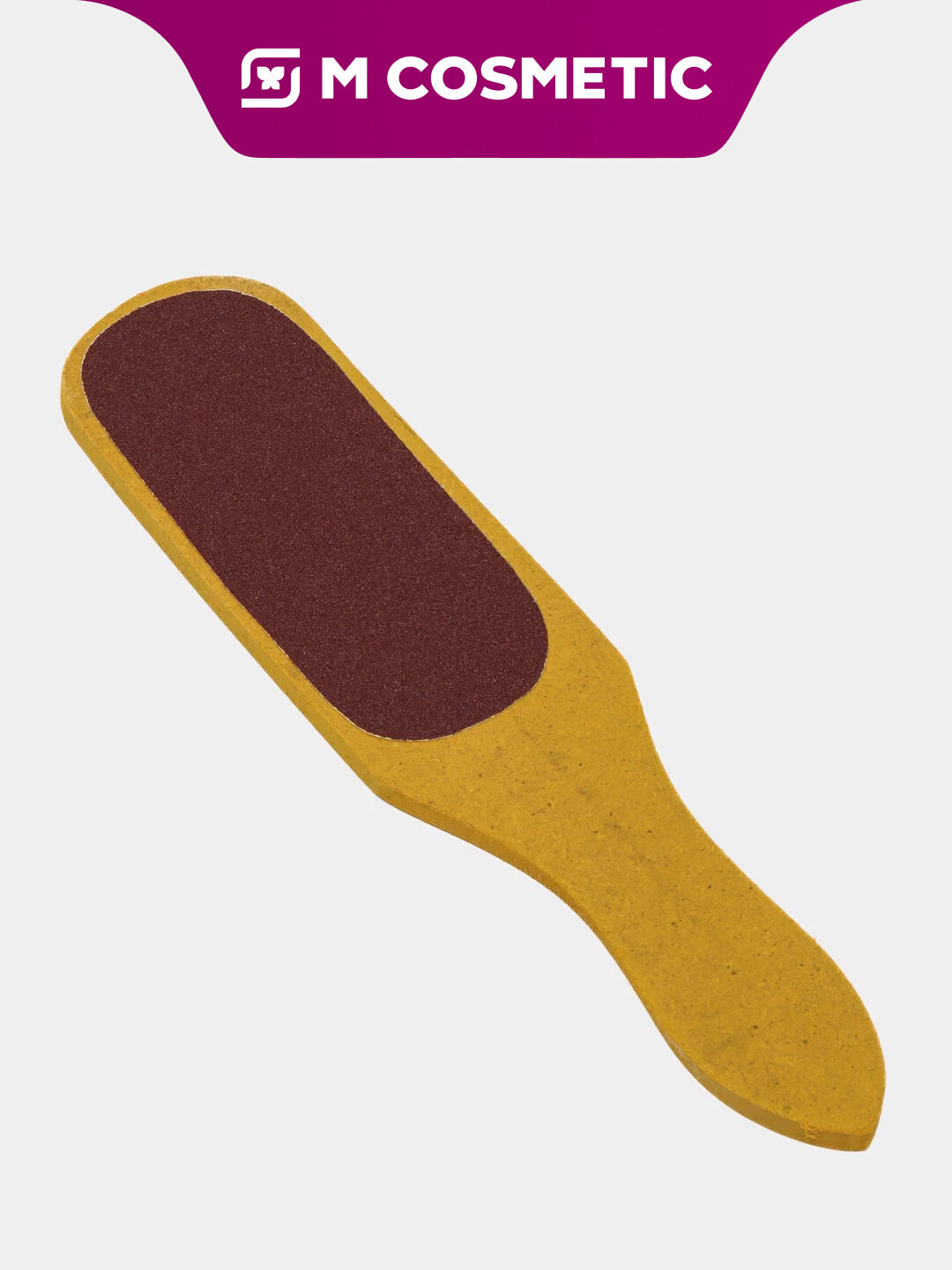 Пемза деревянная Keramic Nur, биоразлагаемая, в футляре, для стоп, brown