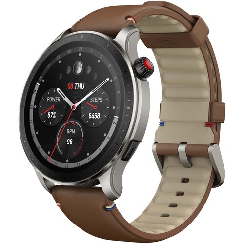 Смарт-часы Amazfit GTR 4 A2166 Brown Leather 1376000₽