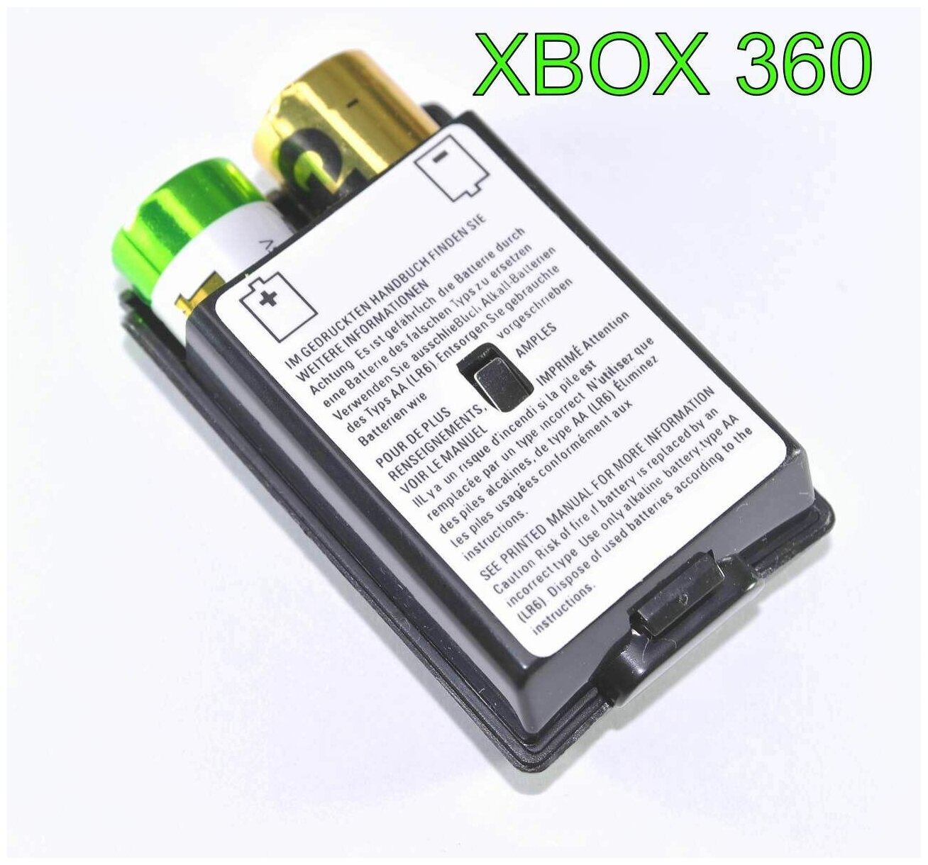 Батарейный блок для геймпада задняя крышка XBOX 360