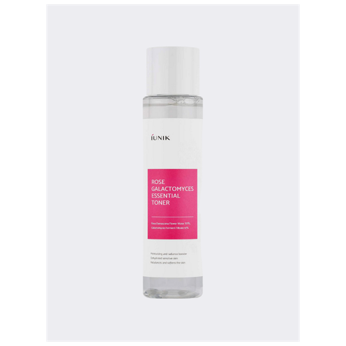 Тонер для улучшения тона кожи с розой iUnik Rose Galactomyces Essential Toner, 200мл