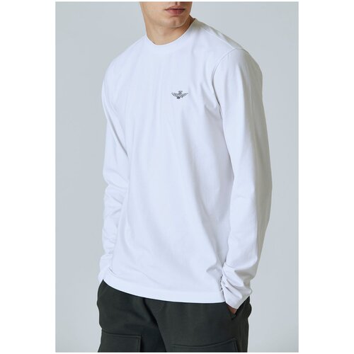 фото Лонгслив aeronautica militare белый