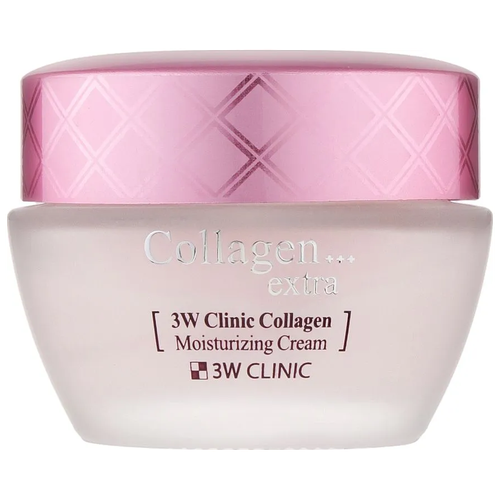 Крем для лица увлажняющий с коллагеном [3W Clinic] Collagen Extra Moisturizing Cream