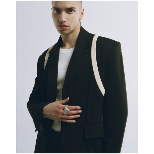 Черный пиджак-майка Chernim Cherno