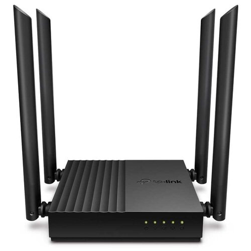 Роутер беспроводной TP-Link Archer C64 AC1200 10/100/1000BASE-TX черный беспроводной маршрутизатор tp link archer mr400 802 11ac 1200 300 867 мбит с 2 4ггц и 5ггц 4xlan