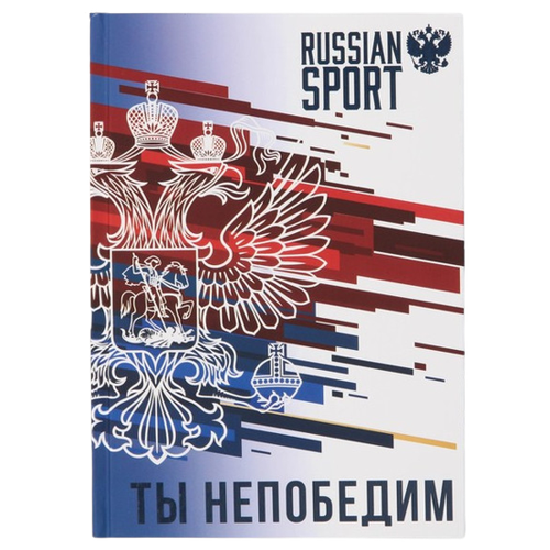 Ежедневник Сима-ленд Ты непобедим 7668584 недатированный, А5, 96 листов, мультиколор