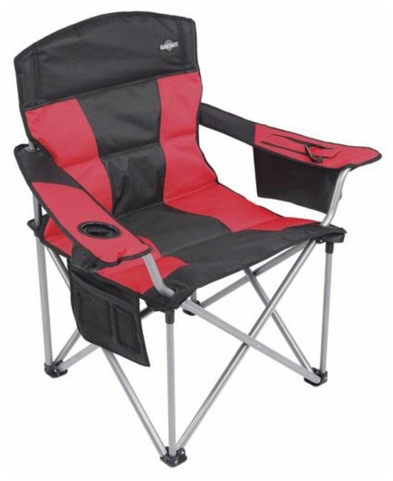 Складное кресло туристическое/ Стул туристический с подлокотниками и подстаканником / стул кемпинговый для туризма и рыбалки