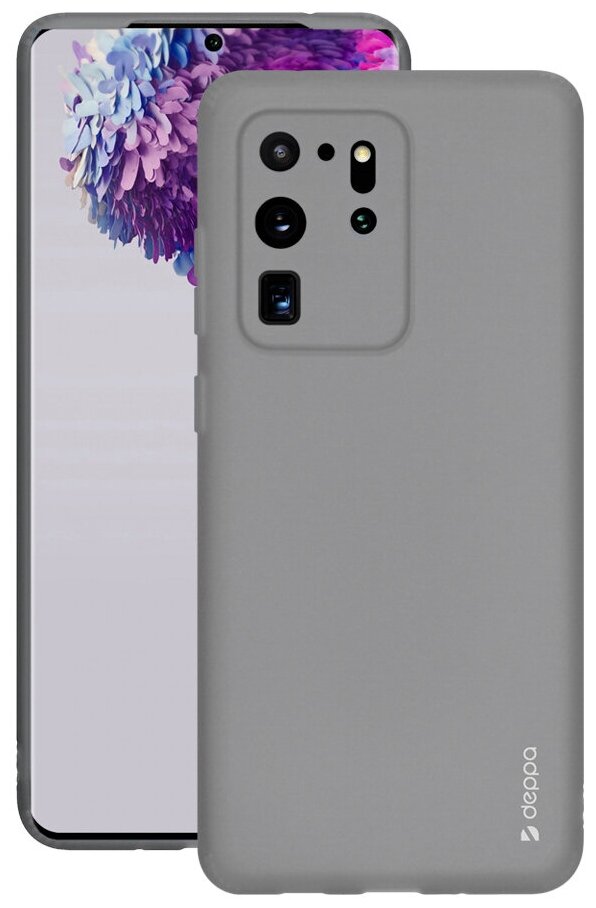 Чехол Capsule Case для Samsung Galaxy S20 Ultra, черный, Deppa 87564