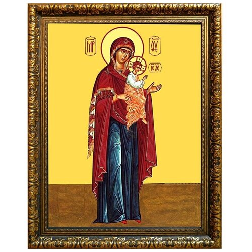 Косинская Моденская икона Божьей Матери на холсте.