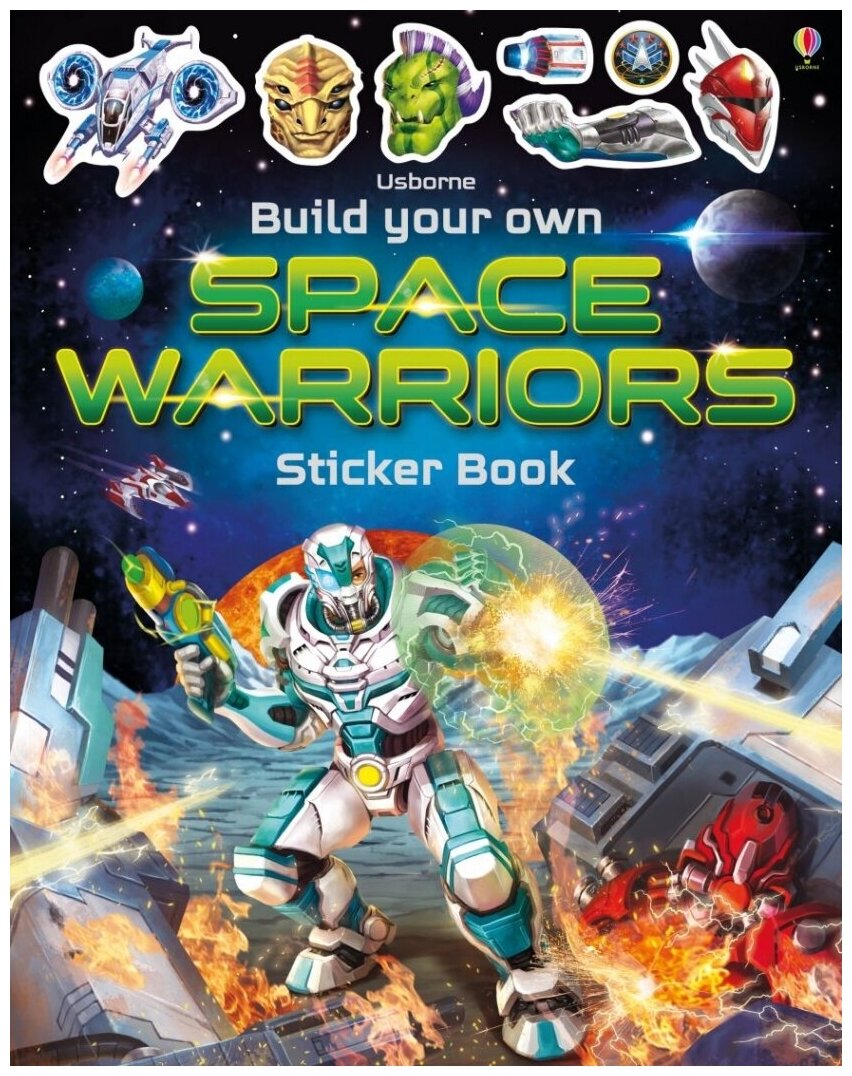 Build Your Own Space Warriors Sticker Book