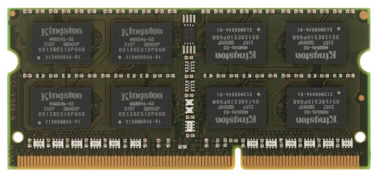 Kingston DDR3 SODIMM 8GB KVR16S11 8WP PC3-12800 1600MHz