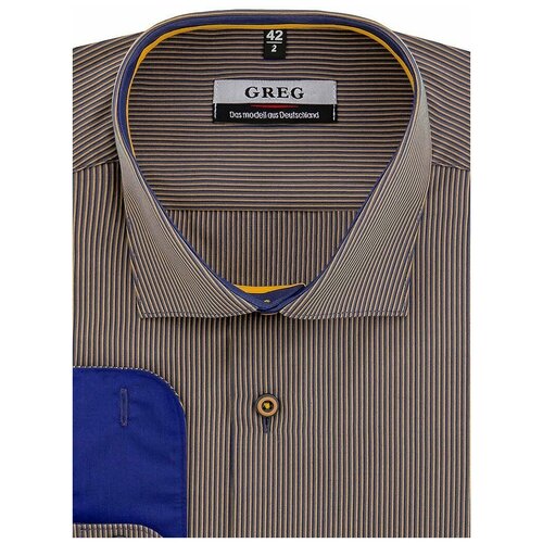 Рубашка GREG, размер 186-194/39, синий