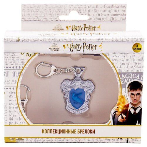 Harry Potter Брелок Коллекционный металлический Премиум Гарри Поттер Ravenclaw 3 шт HP8300-5