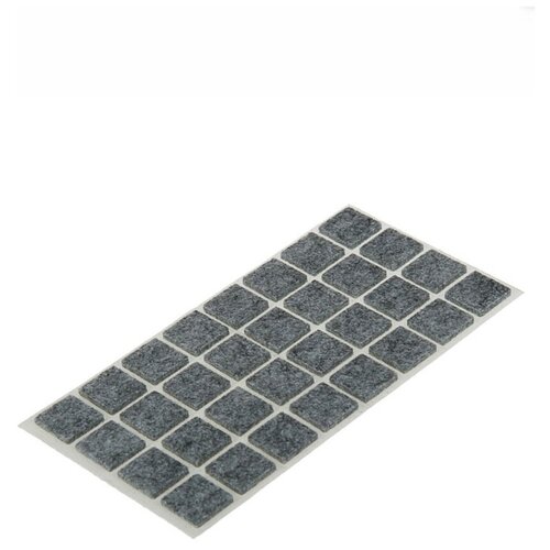 Накладка-протектор для мебели, войлочные накладки, наклейки для ножек стула, подпятник мебельный квадрат, 20*20мм.,32 штуки