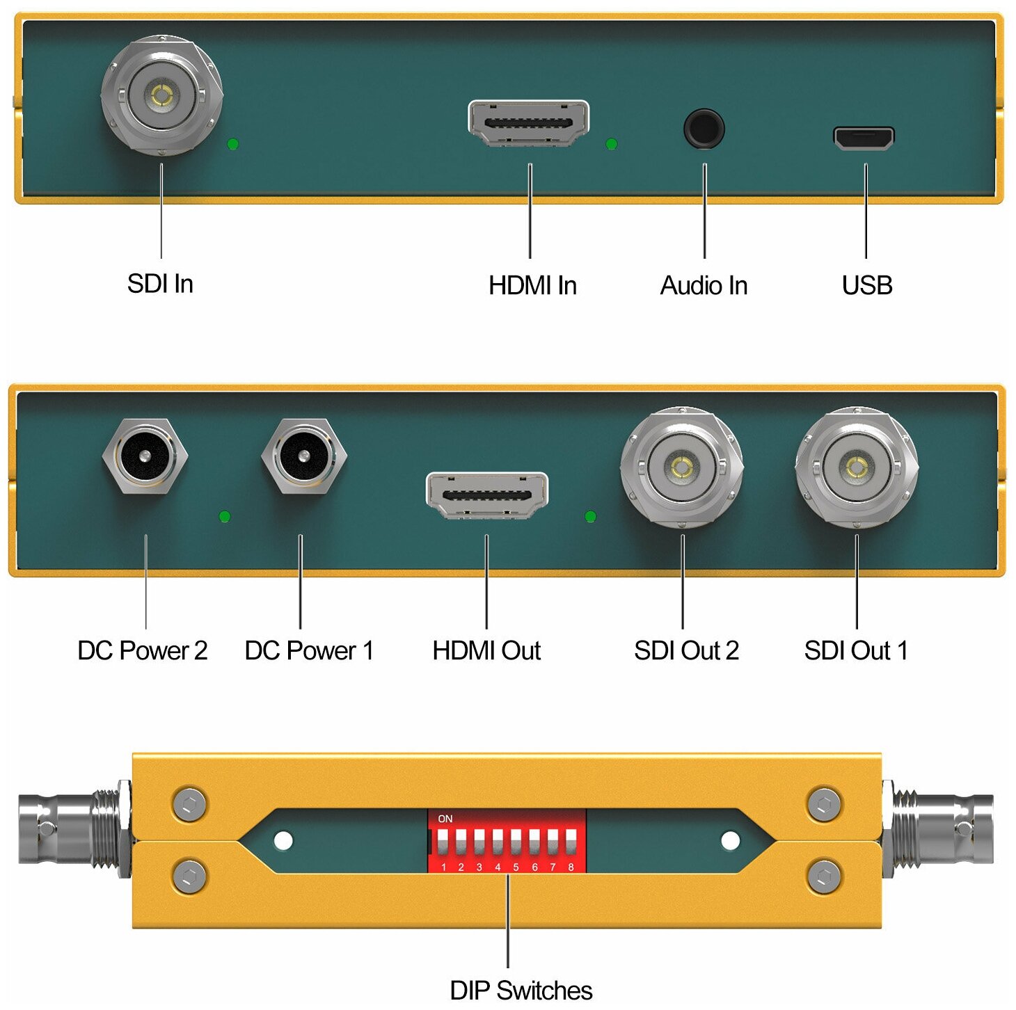 Конвертер AVMATRIX SC2030 UpDownCross 3G-SDI/HDMI