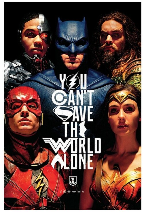 Постер DC: Justice League – Movie Save The World