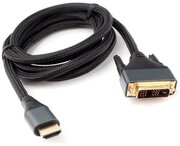 Cablexpert Кабель HDMI-DVI , 4K, 19M/19M, 1.8м, single link, пакет (CC-HDMI-DVI-4K-6)