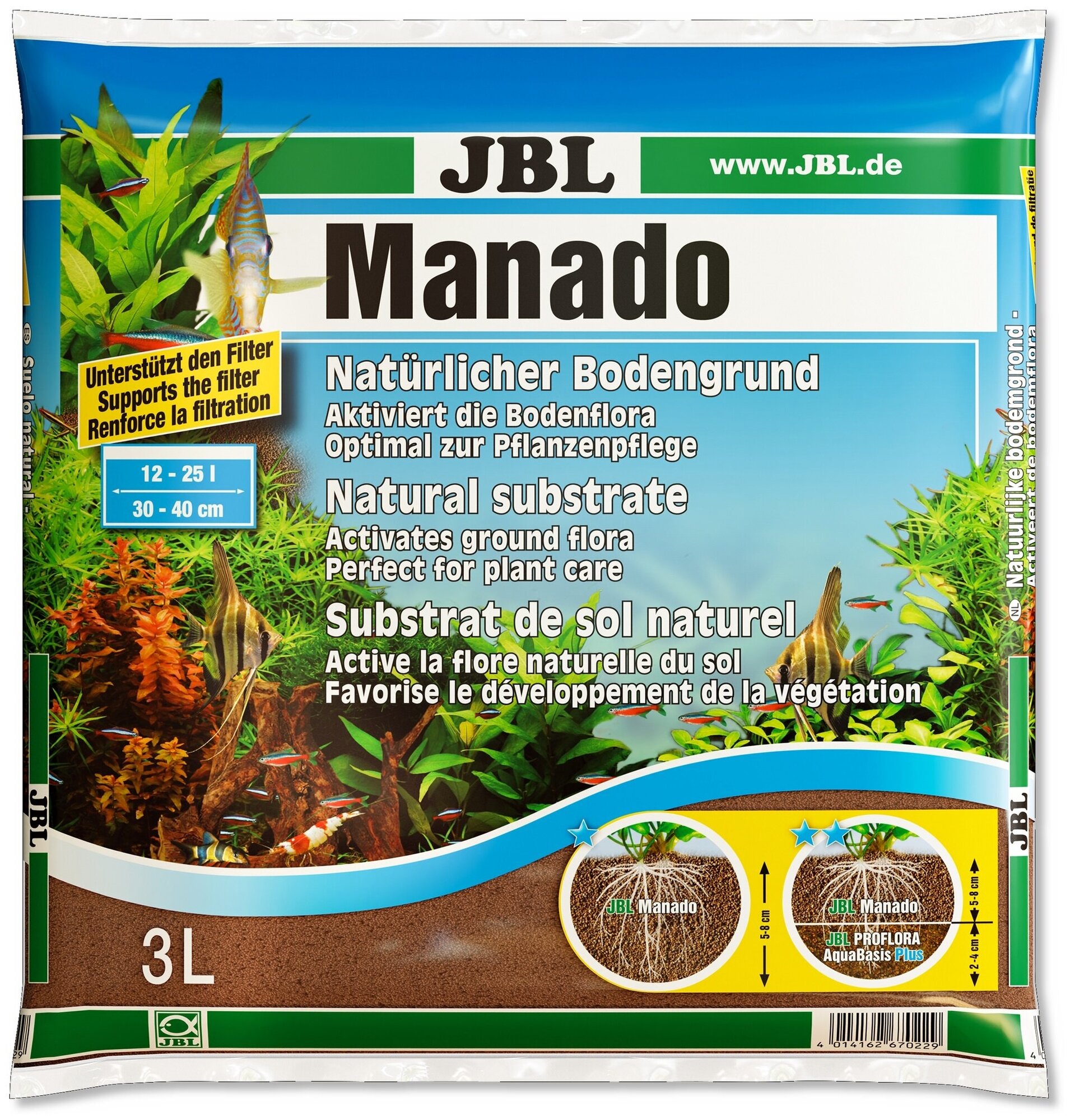 Питательный грунт для растений JBL - фото №9