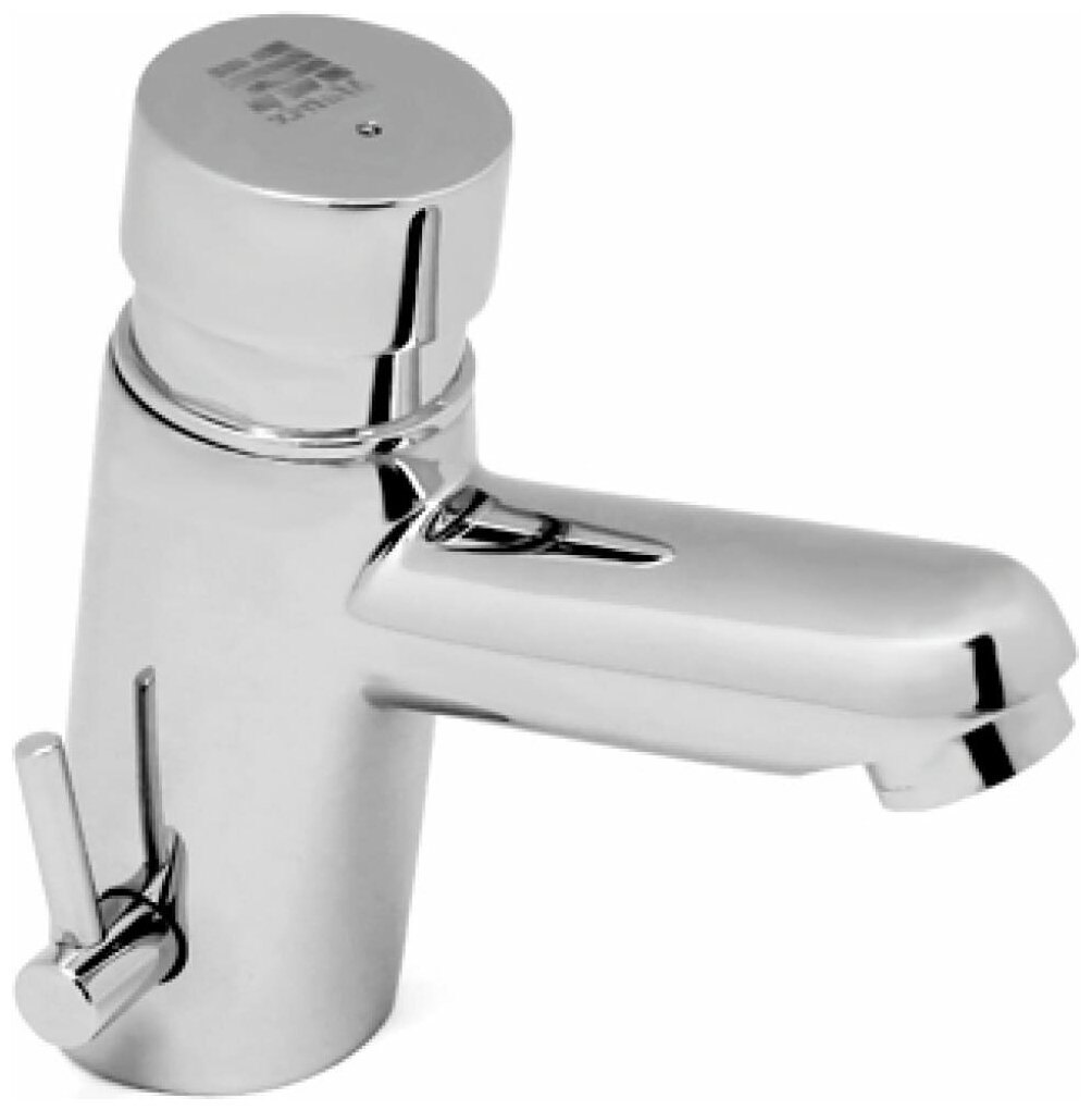 фото Смеситель нажимной для раковины с таймером MATRIX 'TEMPOR' SMT-1021