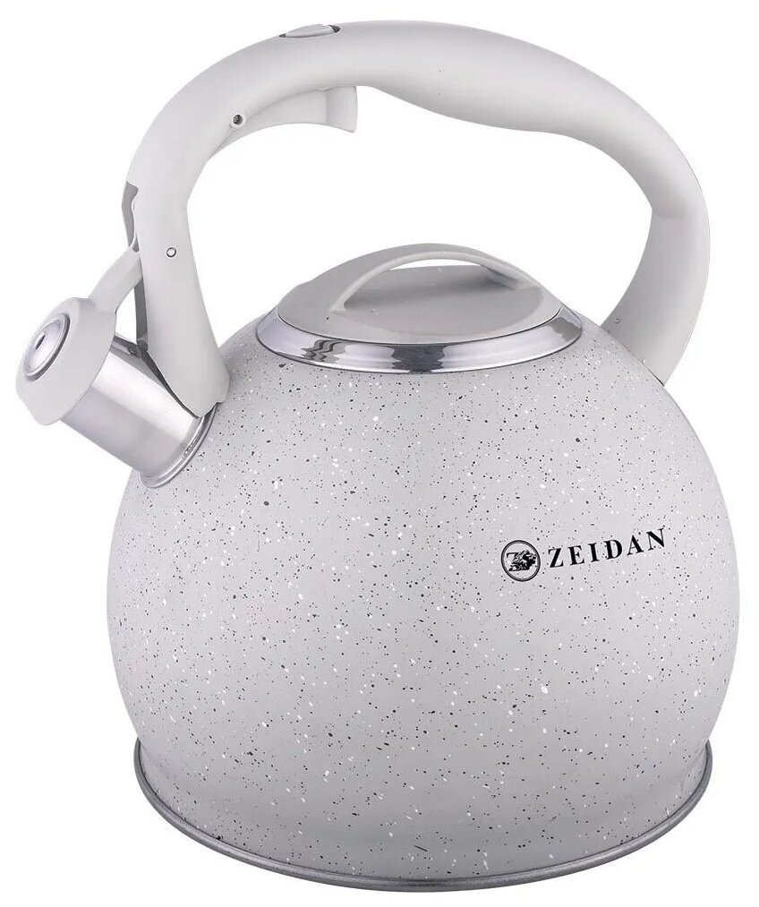 Чайник со свистком ZEIDAN 3,5 литра из нержавеющей стали для газовой, электрической и индукционной плиты