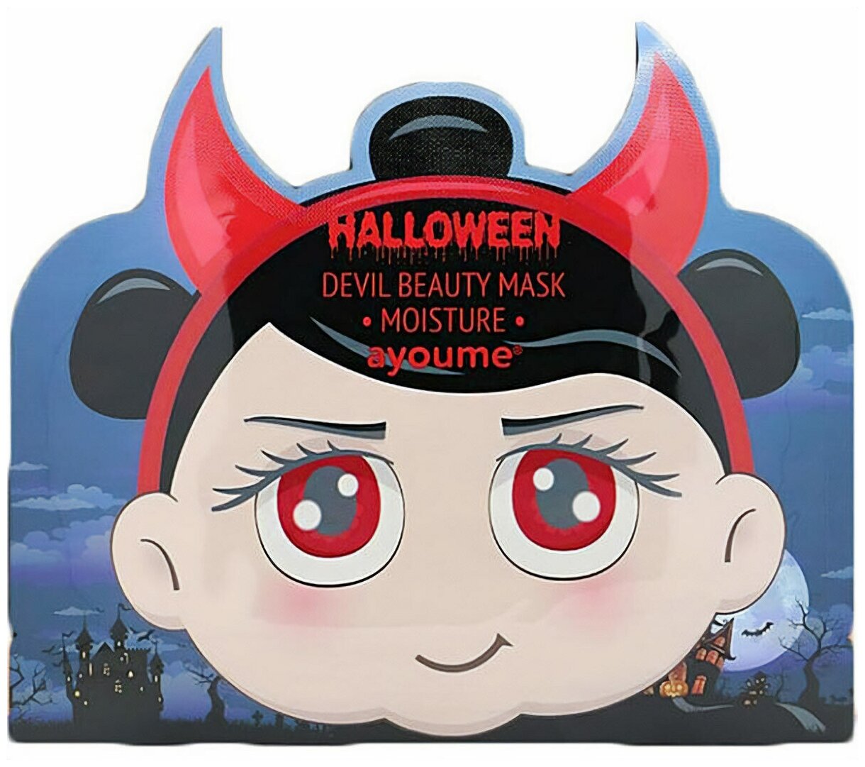Увлажняющая тканевая маска Ayoume Halloween Devil Beauty Mask Moisture