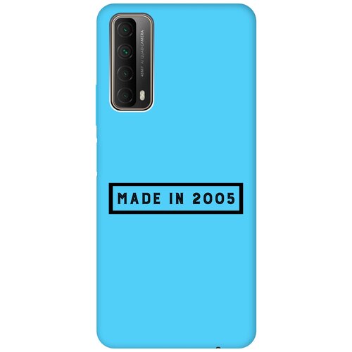 Силиконовый чехол на Huawei P Smart (2021), Хуавей П Смарт (2021) Silky Touch Premium с принтом 2005 голубой силиконовый чехол на huawei p smart 2021 хуавей п смарт 2021 silky touch premium с принтом heartbreaker розовый