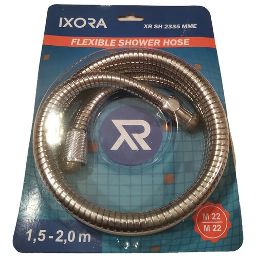 Шланг для душа в блистере с удлинением 1,5-2,0м рус/рус (2 зам) XR SH 2335 MME
